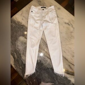 KanCan White Ankle & Cropped Jeans
